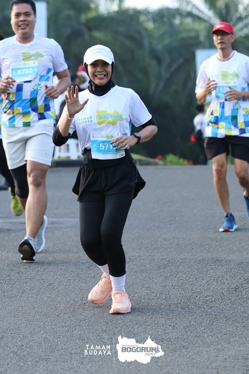 Race photo from Taman Budaya x BOGORUN 2025