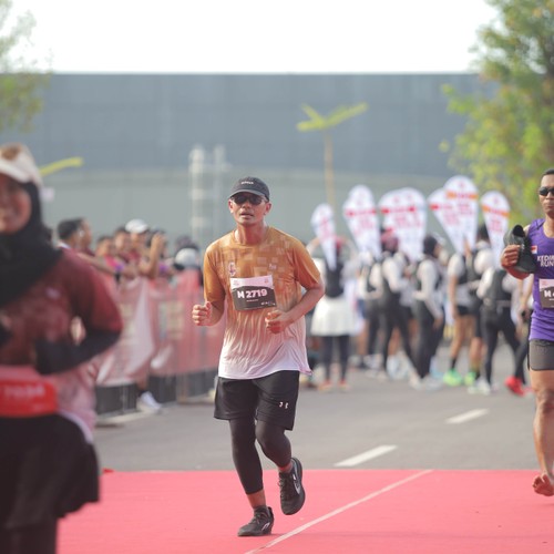 Race photo from KEDIRI HALF MARATHON 2026