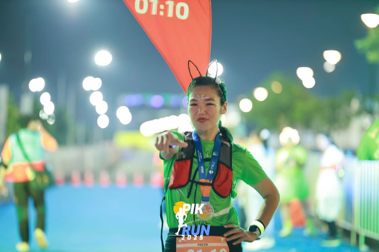Race photo from PIK NITE RUN 2025