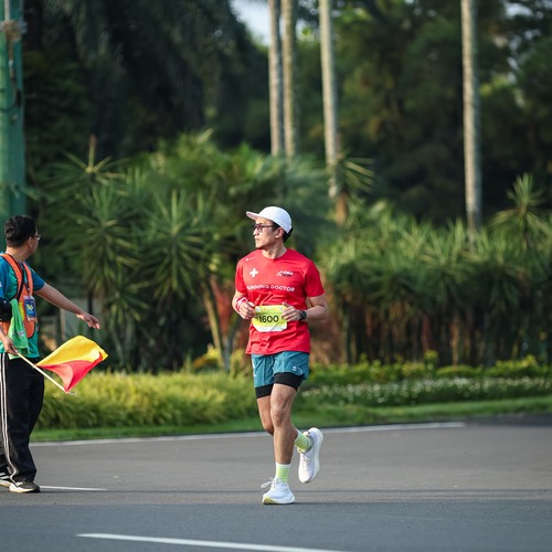 Race photo from BOGORUN 2026