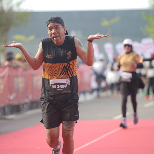 Race photo from KEDIRI HALF MARATHON 2026