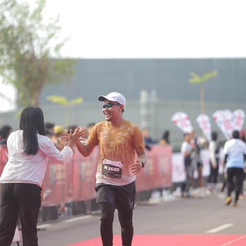 Race photo from KEDIRI HALF MARATHON 2026