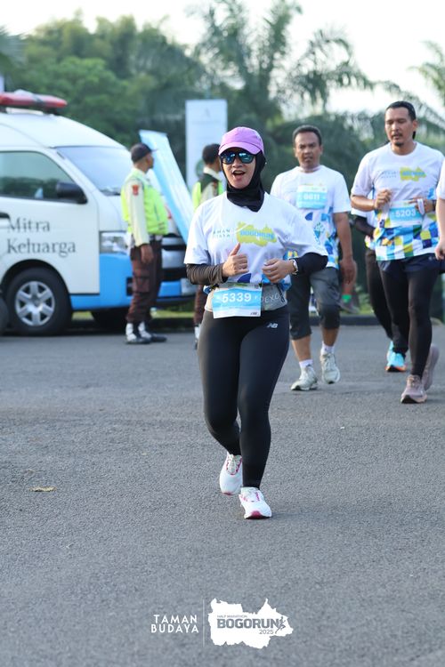 Race photo from Taman Budaya x BOGORUN 2025