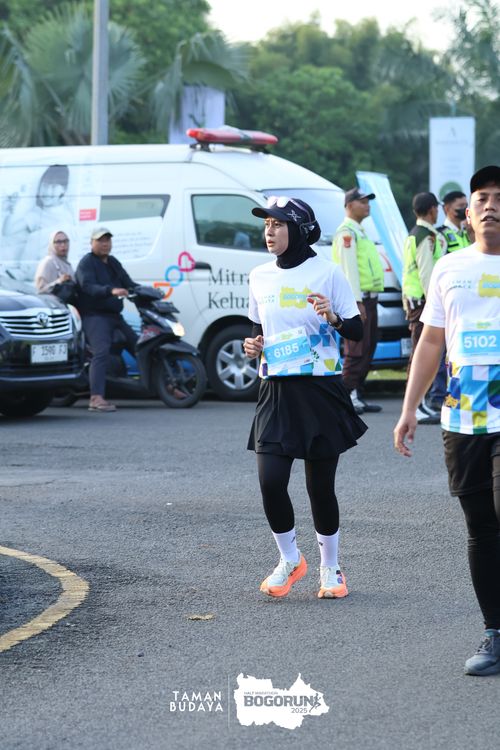 Race photo from Taman Budaya x BOGORUN 2025