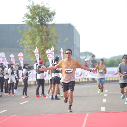 Race photo from KEDIRI HALF MARATHON 2026