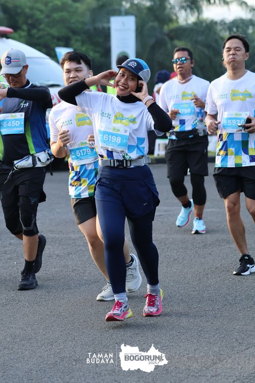 Race photo from Taman Budaya x BOGORUN 2025