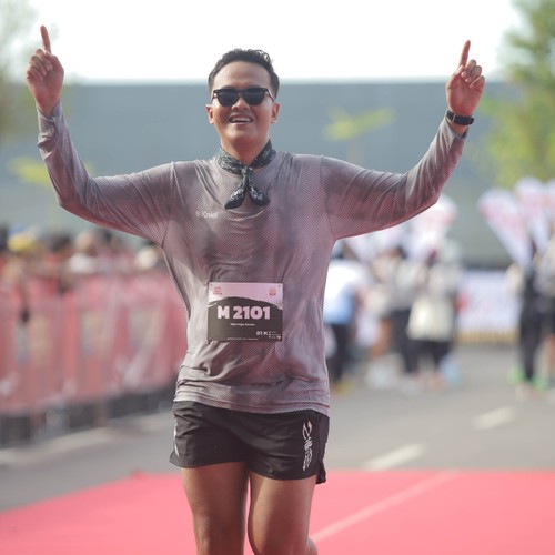 Race photo from KEDIRI HALF MARATHON 2026