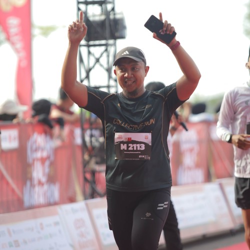 Race photo from KEDIRI HALF MARATHON 2026