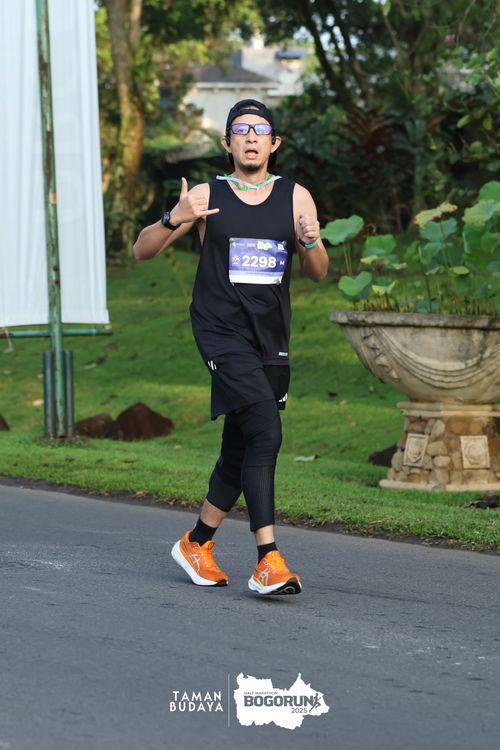 Race photo from Taman Budaya x BOGORUN 2025