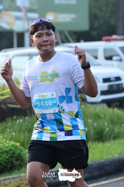 Race photo from Taman Budaya x BOGORUN 2025