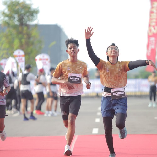 Race photo from KEDIRI HALF MARATHON 2026