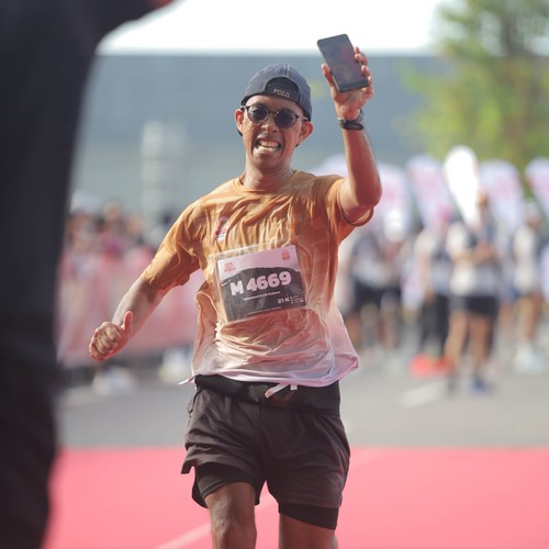 Race photo from KEDIRI HALF MARATHON 2026