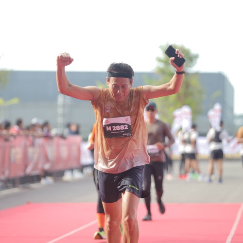 Race photo from KEDIRI HALF MARATHON 2026