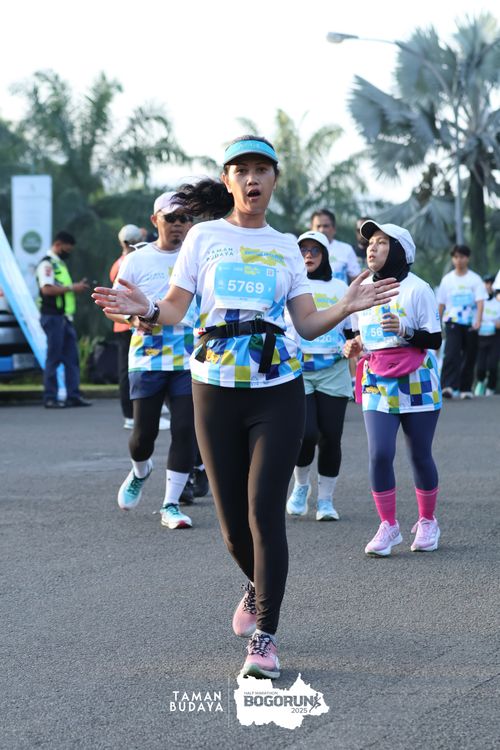 Race photo from Taman Budaya x BOGORUN 2025