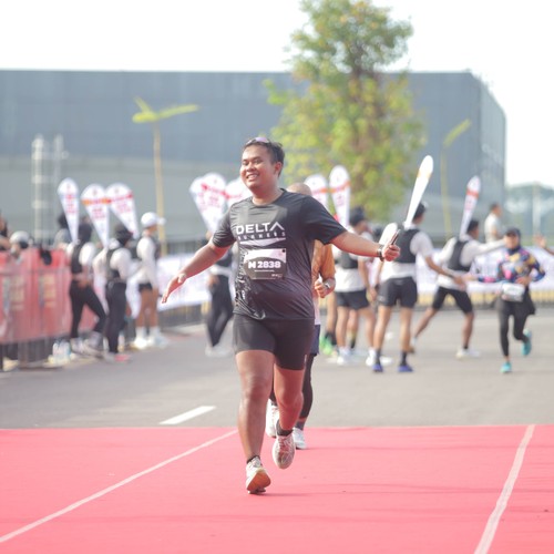 Race photo from KEDIRI HALF MARATHON 2026