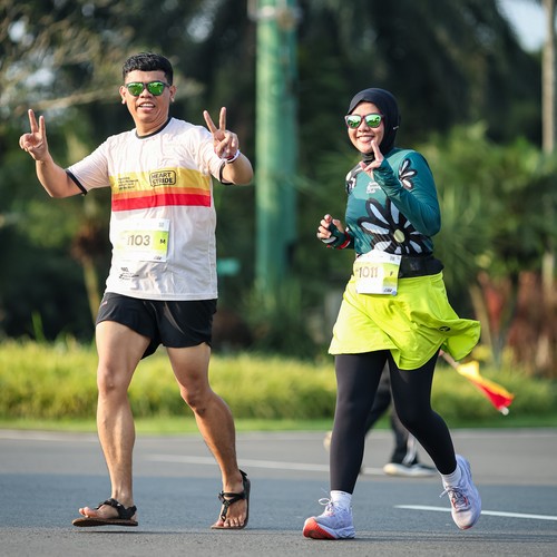 Race photo from BOGORUN 2026