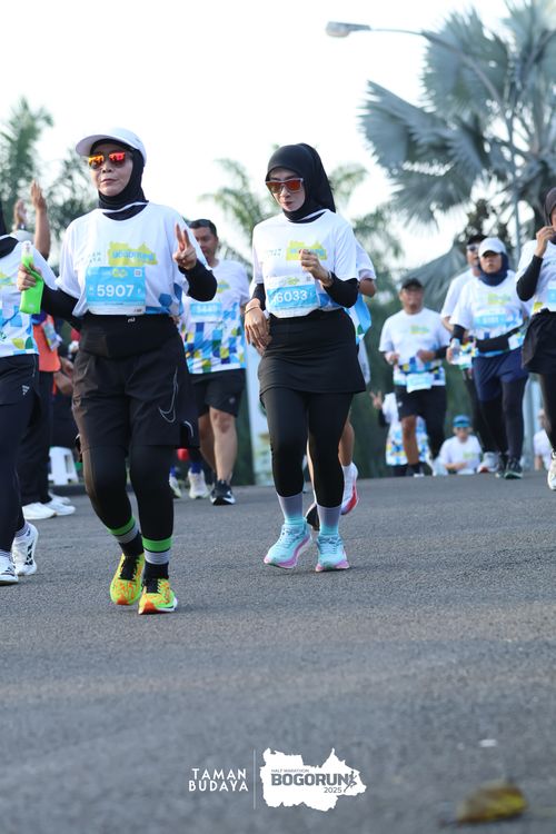 Race photo from Taman Budaya x BOGORUN 2025