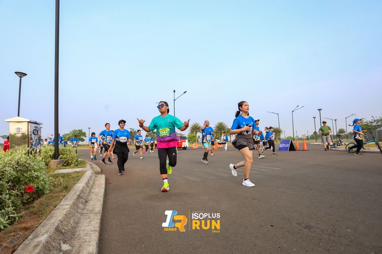 Race photo from ISOPlus Run 2024 Jakarta