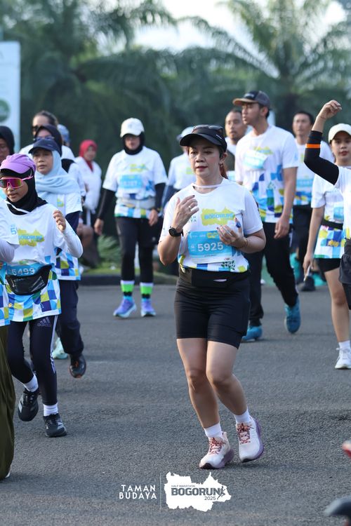Race photo from Taman Budaya x BOGORUN 2025