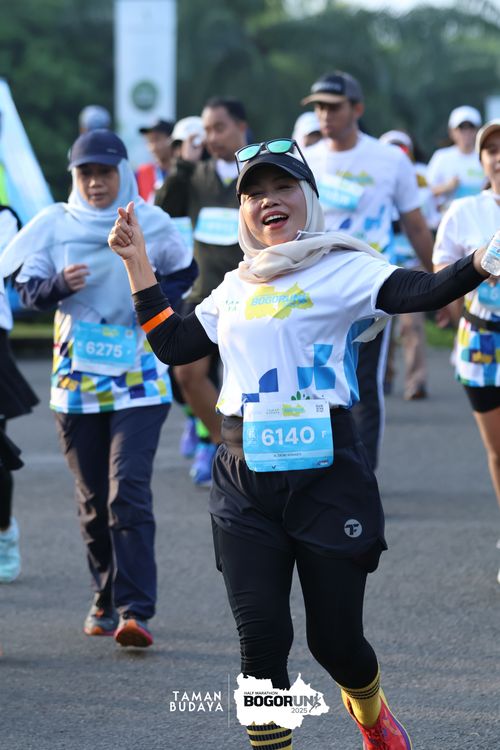 Race photo from Taman Budaya x BOGORUN 2025