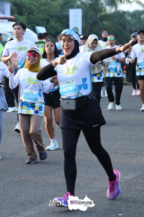 Race photo from Taman Budaya x BOGORUN 2025
