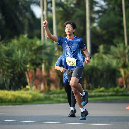 Race photo from BOGORUN 2026