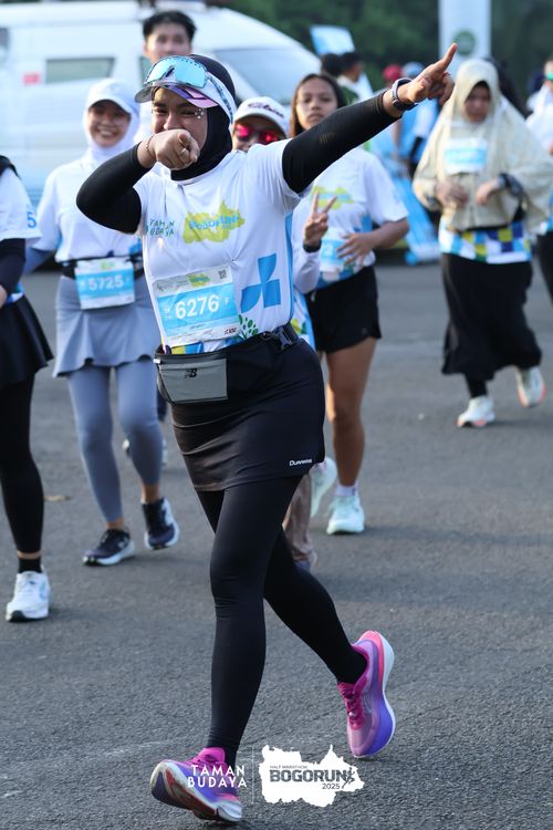 Race photo from Taman Budaya x BOGORUN 2025
