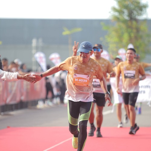 Race photo from KEDIRI HALF MARATHON 2026