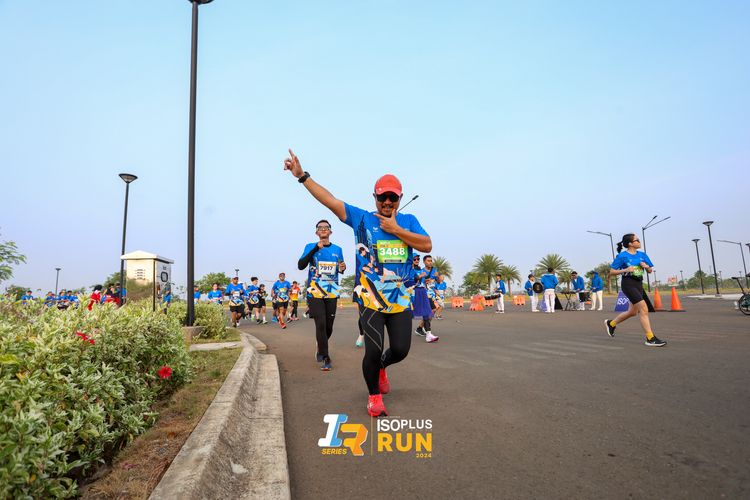 Race photo from ISOPlus Run 2024 Jakarta