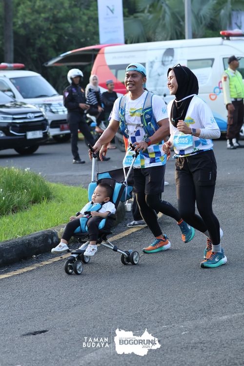 Race photo from Taman Budaya x BOGORUN 2025