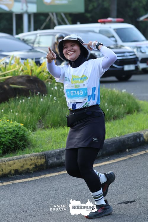 Race photo from Taman Budaya x BOGORUN 2025