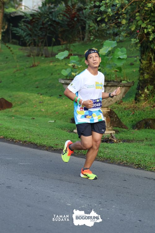 Race photo from Taman Budaya x BOGORUN 2025