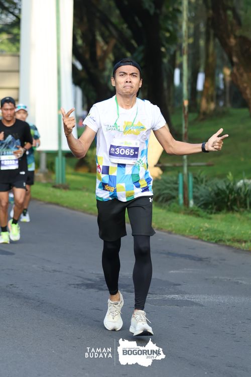 Race photo from Taman Budaya x BOGORUN 2025