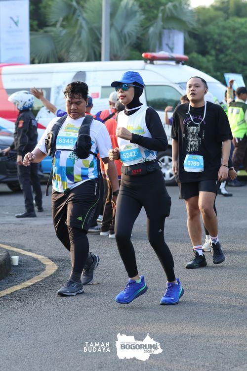Race photo from Taman Budaya x BOGORUN 2025