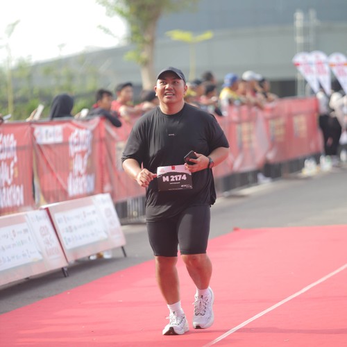 Race photo from KEDIRI HALF MARATHON 2026