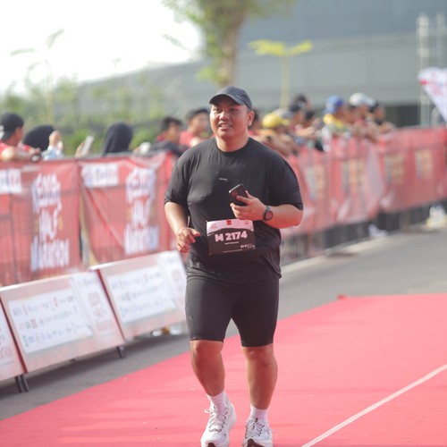 Race photo from KEDIRI HALF MARATHON 2026