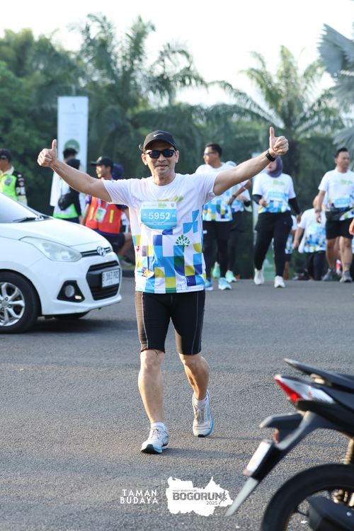Race photo from Taman Budaya x BOGORUN 2025
