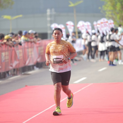 Race photo from KEDIRI HALF MARATHON 2026