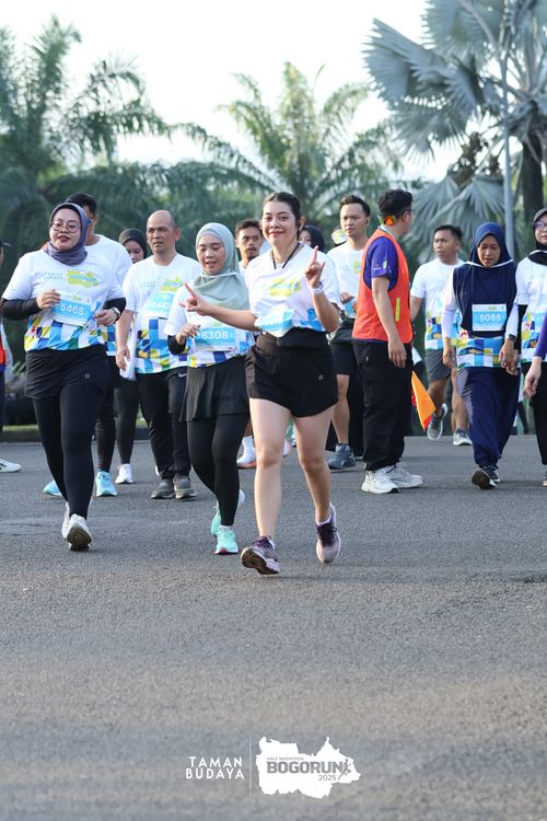 Race photo from Taman Budaya x BOGORUN 2025
