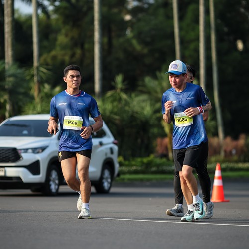 Race photo from BOGORUN 2026