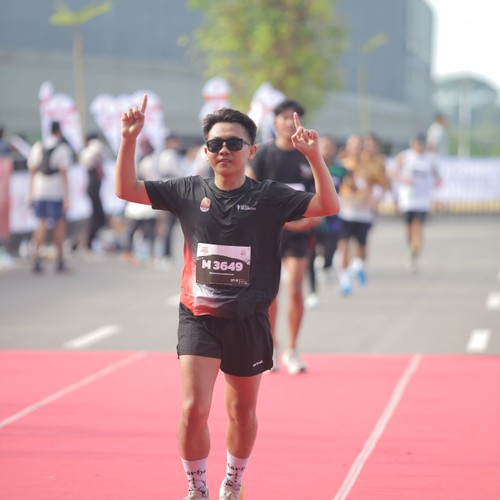 Race photo from KEDIRI HALF MARATHON 2026