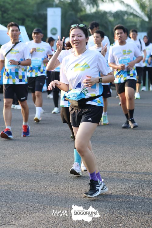 Race photo from Taman Budaya x BOGORUN 2025