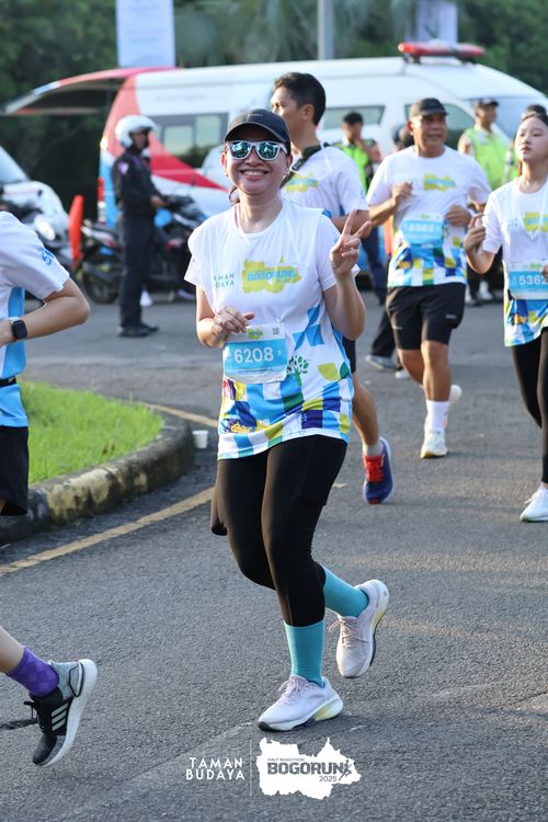 Race photo from Taman Budaya x BOGORUN 2025