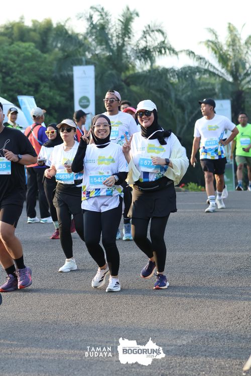 Race photo from Taman Budaya x BOGORUN 2025