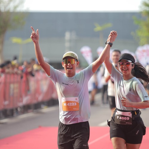 Race photo from KEDIRI HALF MARATHON 2026