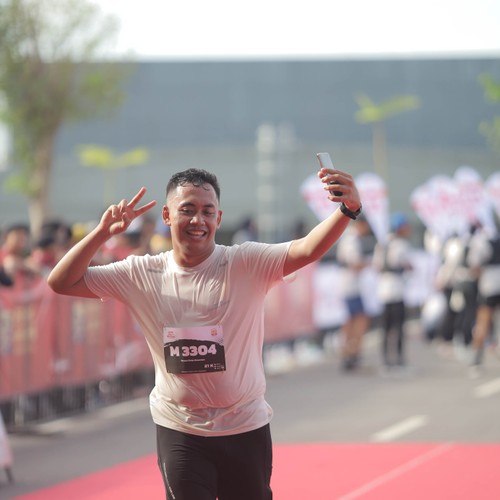 Race photo from KEDIRI HALF MARATHON 2026