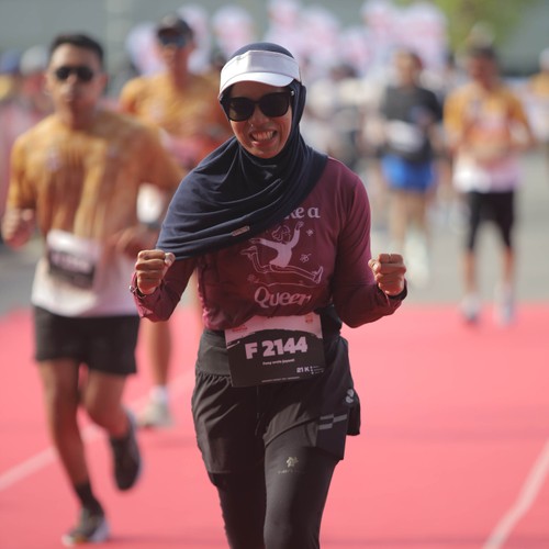 Race photo from KEDIRI HALF MARATHON 2026