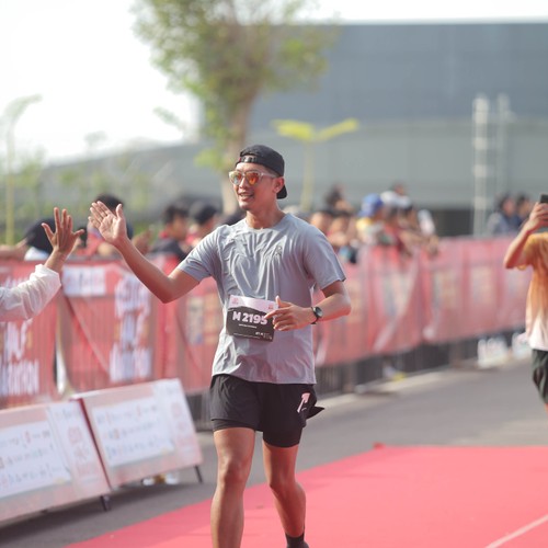Race photo from KEDIRI HALF MARATHON 2026