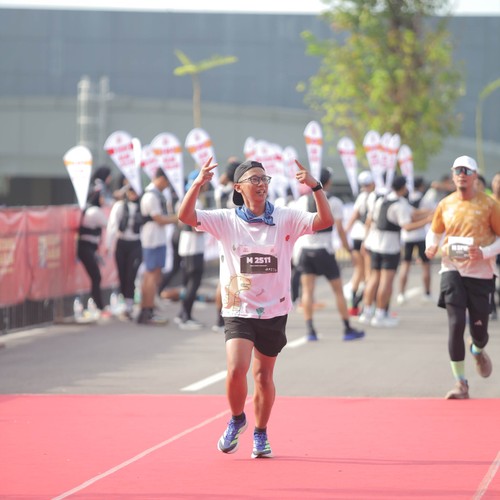 Race photo from KEDIRI HALF MARATHON 2026