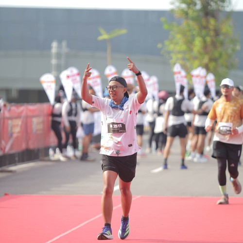 Race photo from KEDIRI HALF MARATHON 2026